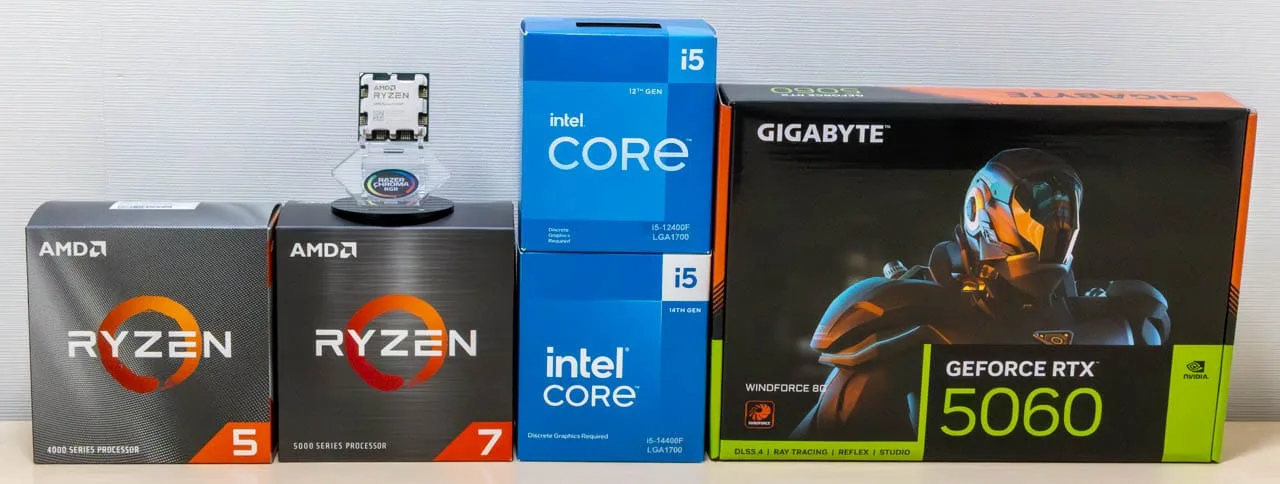 新品ケースハイスペック動画編集高性能ゲーミングPC i5 12400F Core i5-12400FとRTX 5070のゲーム性能をベンチマーク - ゲーム