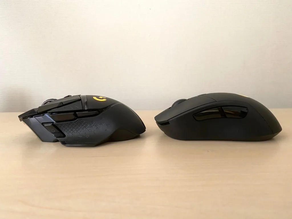 レビュー】ロジクールゲーミングマウス G502WLとG703hを比較して