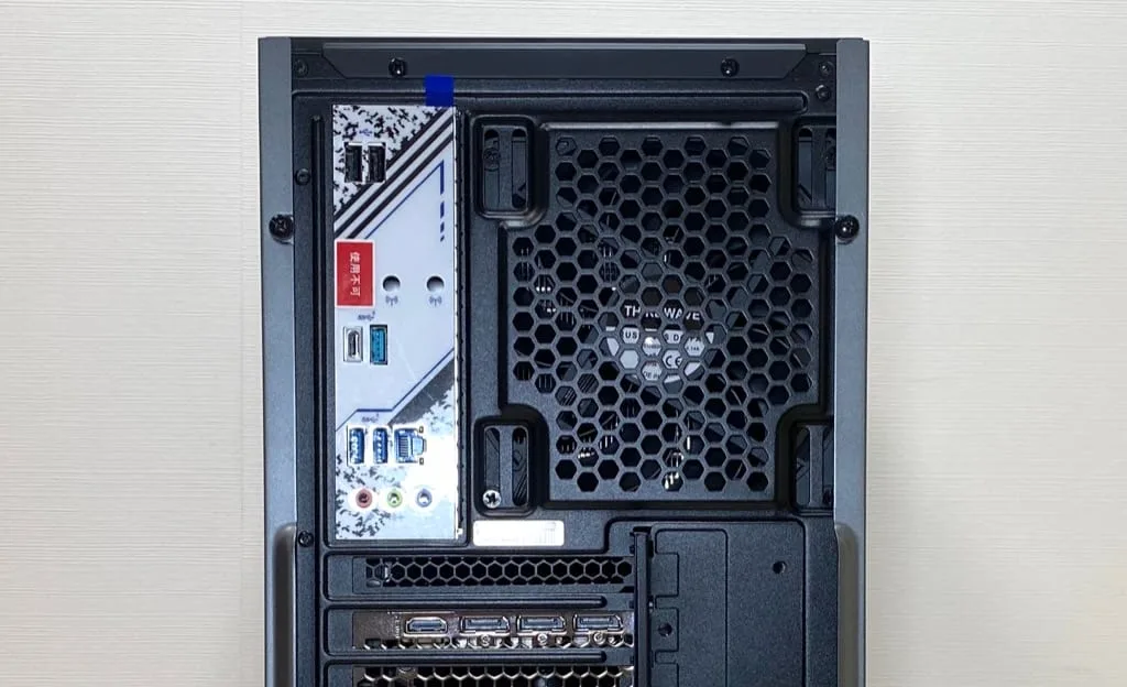 GALLERIA ガレリア ケース ドスパラ ガレリア ZA7Cシリーズのケース・パーツ構成のレビュー