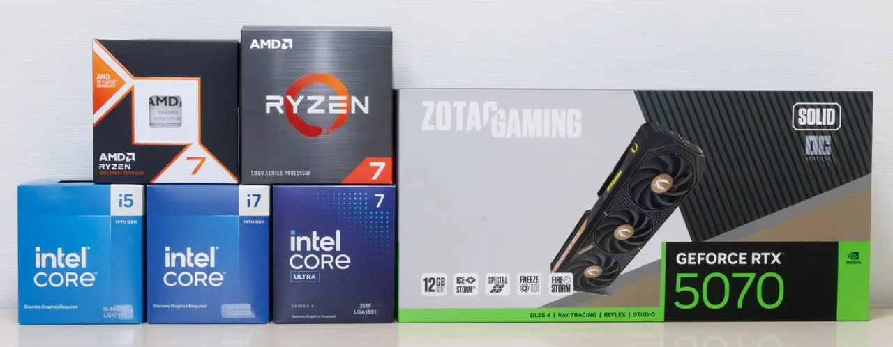 Ryzen 7 5700XとRTX 5070のゲーム性能をベンチマーク - ゲームPC