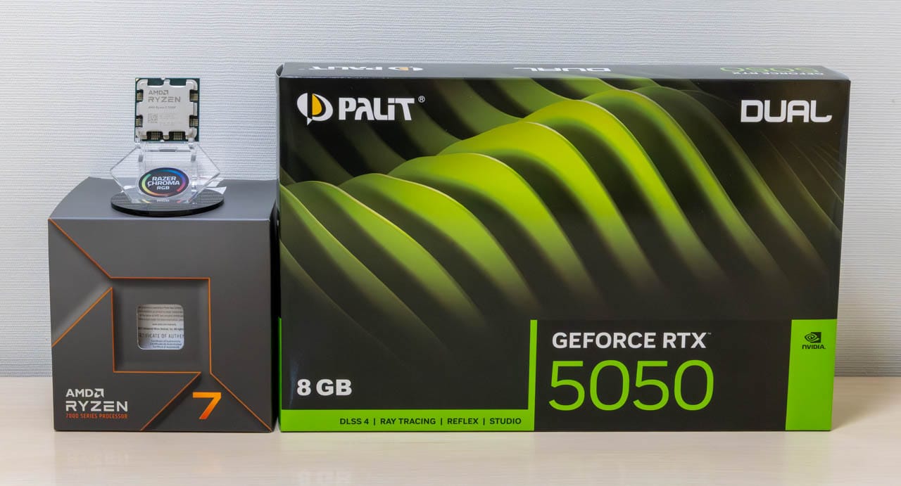 Ryzen 5 7500FとRTX 5050のゲーム性能をベンチマーク【Ryzen 7