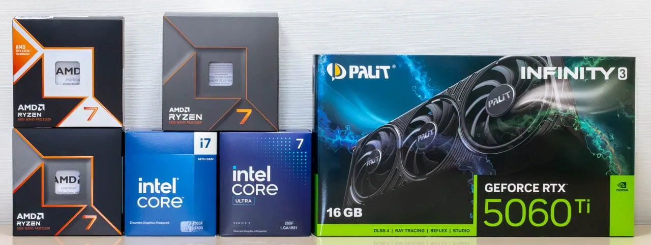 Ryzen 7 7700とRTX 5060Ti 16GBのゲーム性能をベンチマーク