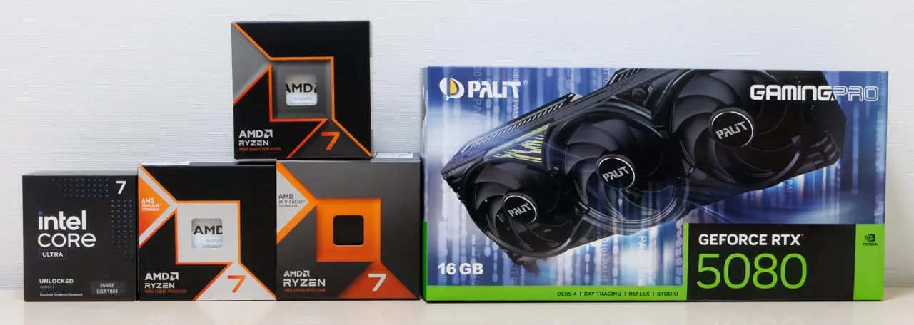 Ryzen 7 9700XとRTX 5080のゲーム性能をベンチマーク - ゲームPC