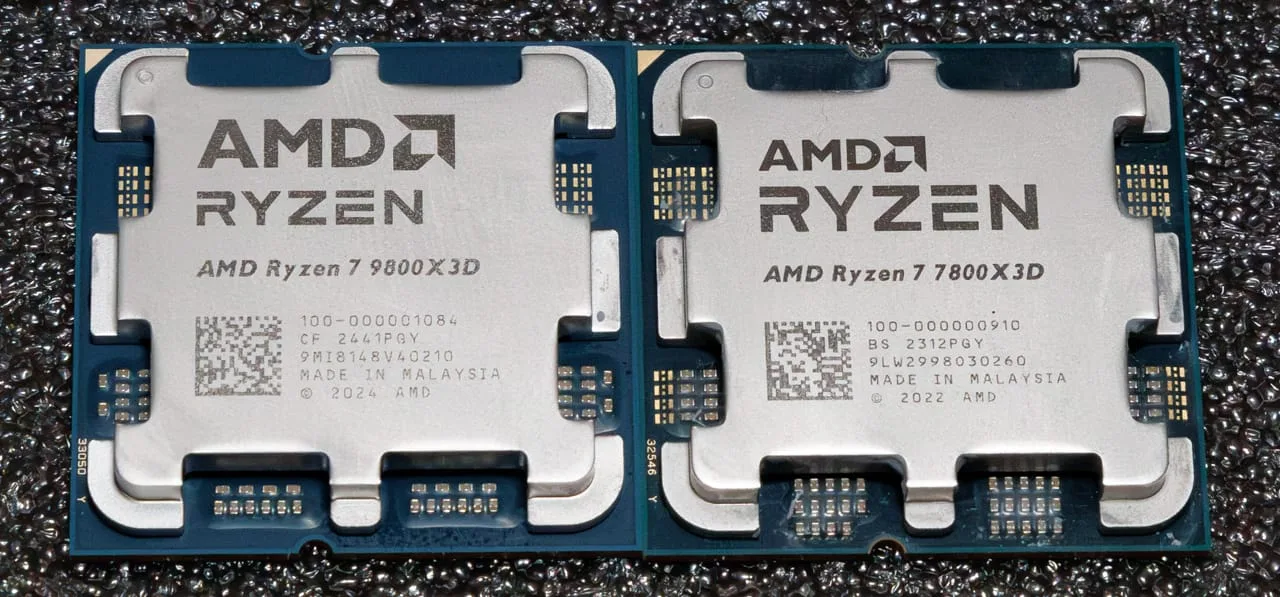 Ryzen 7 7800X3D/9800X3DとRX 9060 XT 16GBのゲーム性能を