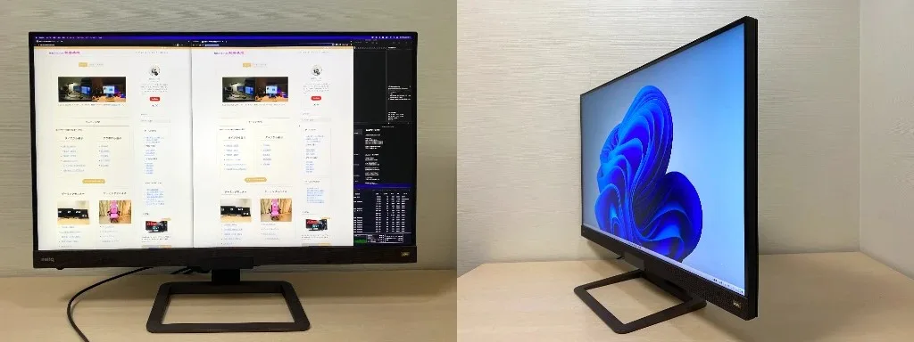 32インチ IPSパネル 4Kモニター 2.1chスピーカー搭載 EW3280U BenQ EW3280U レビュー｜4K HDR対応32インチモニターで仕事